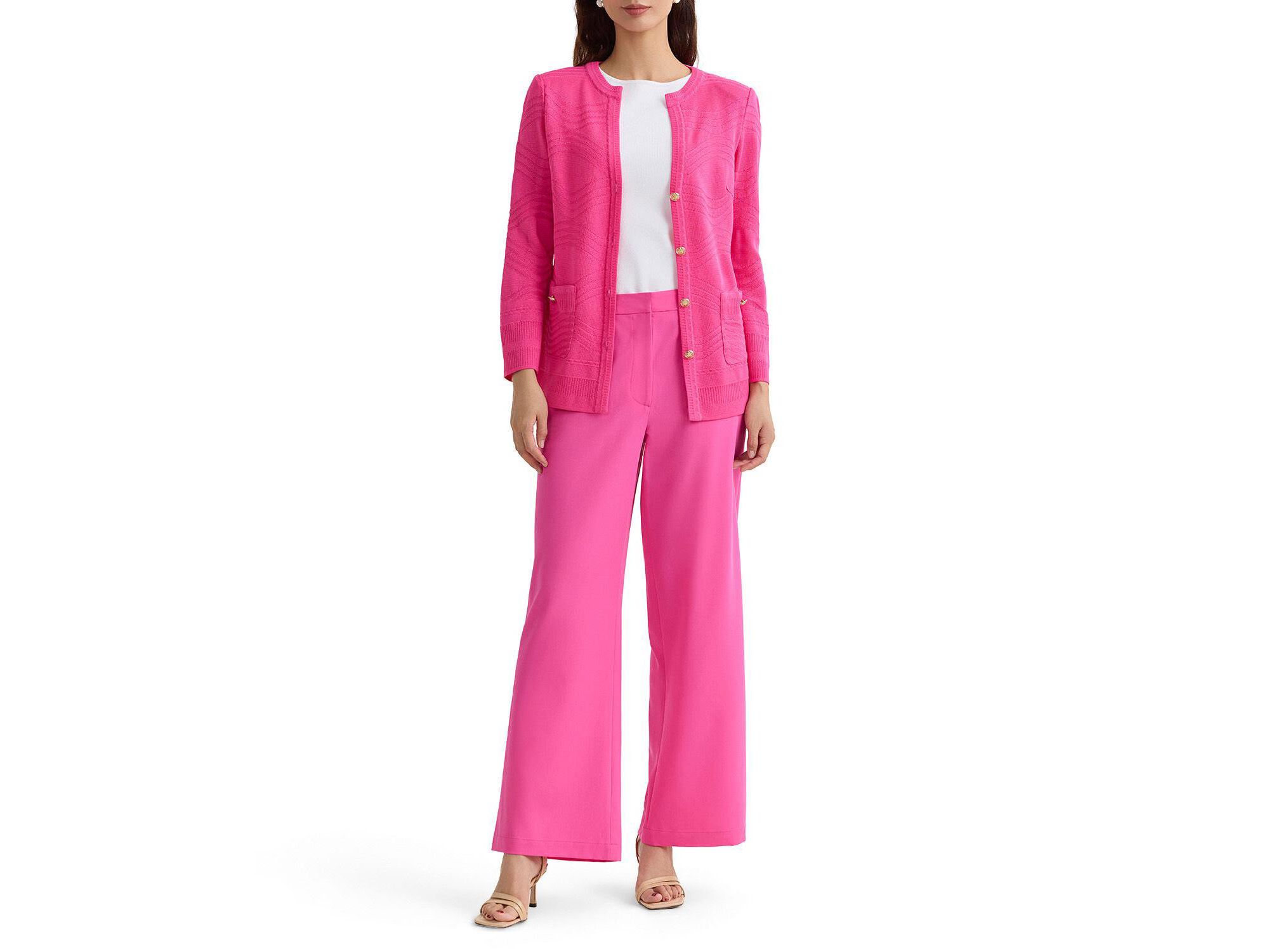 Plus Tonal Textured Wave Knit Jacket — Image 3