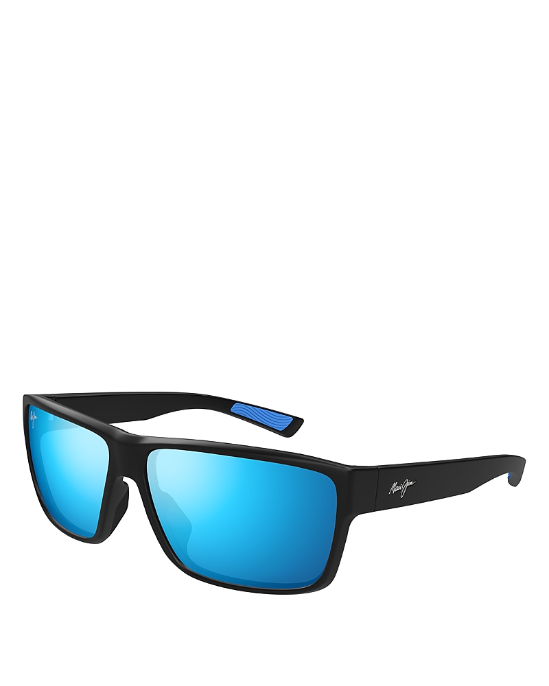 Maui Jim Blue Hawaii Uila Rectangular Sunglasses, 62mm · OS