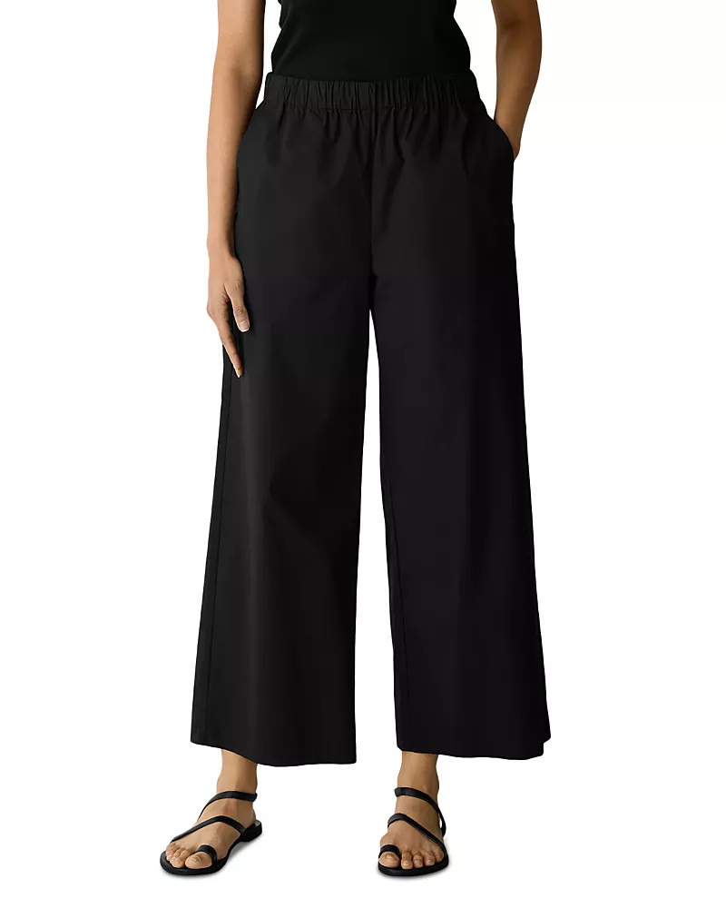 Eileen Fisher Wide Leg Ankle Pants