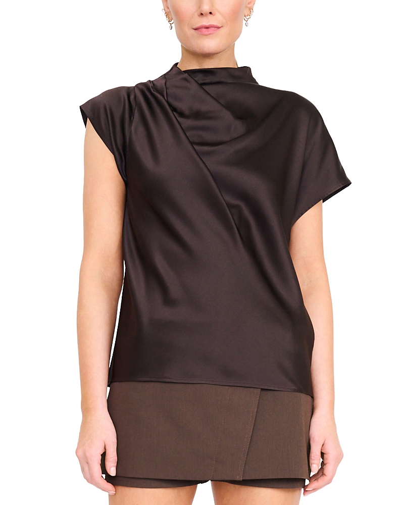 Staud Davina Silk Blend Top