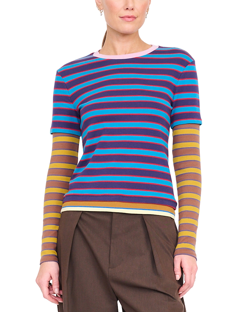 Staud Dillon Layered Look Tee