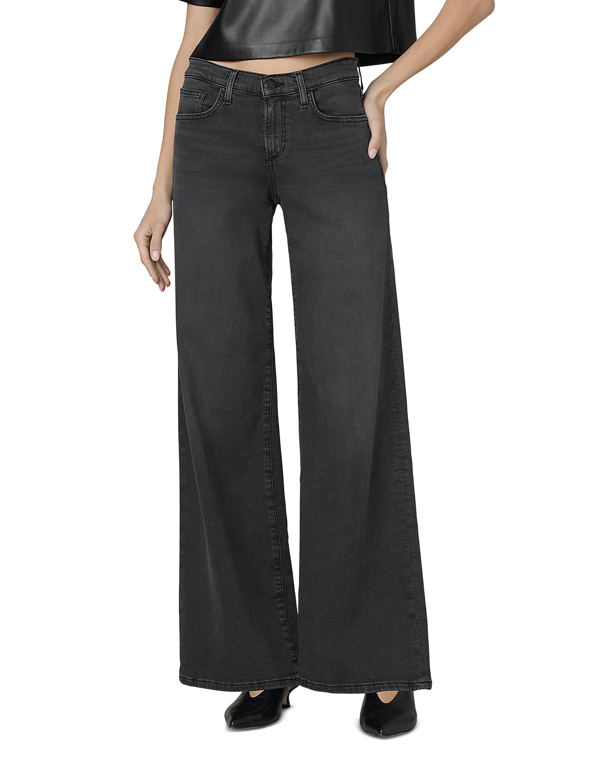 Joe's Jeans The Lou Lou Low Rise Wide Leg Jeans