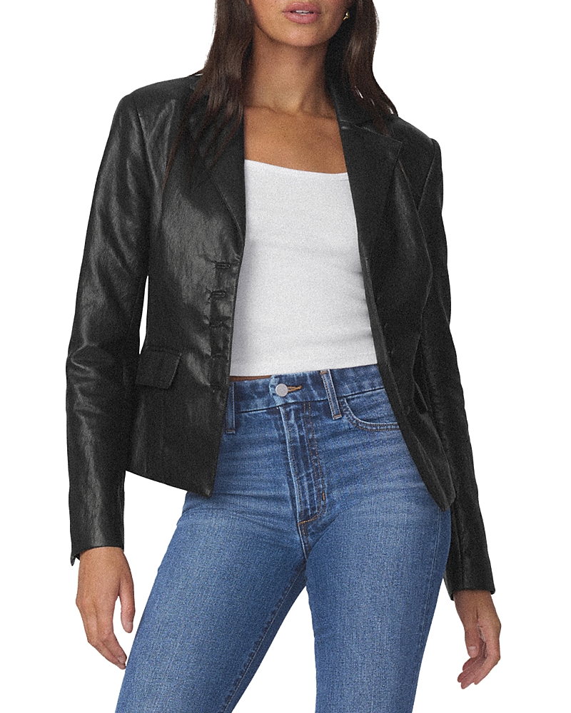 Joe's Jeans The Fitted Faux Leather Blazer