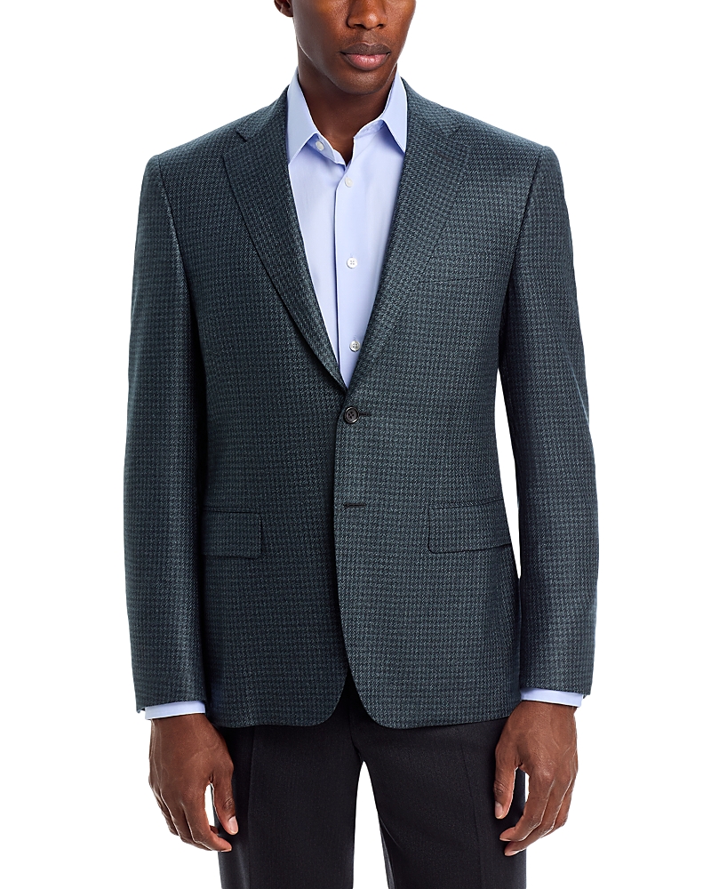 Canali Tonal Houndstooth Regular Fit Sport Coat