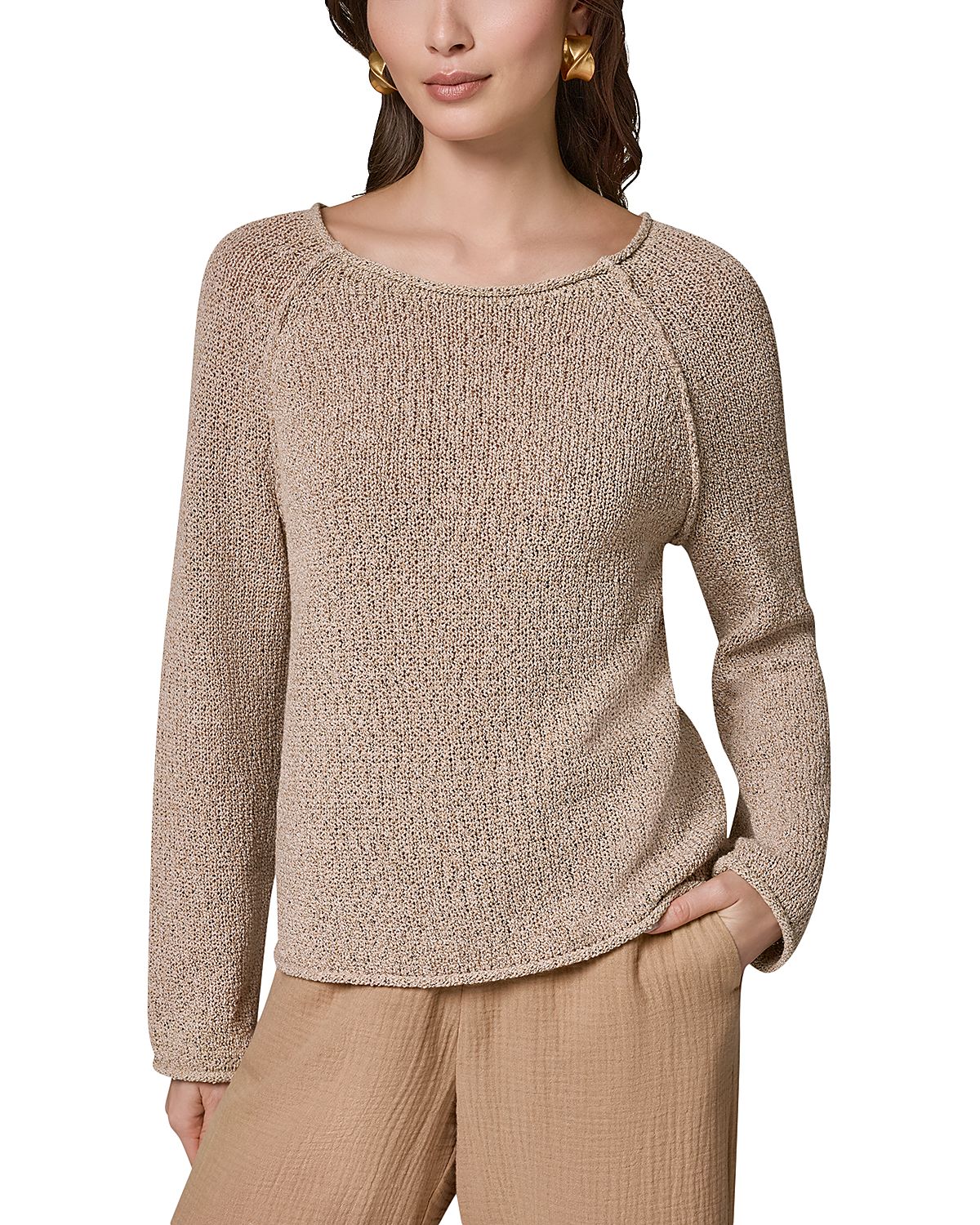 Donna Karan Easy Boat Neck Sweater