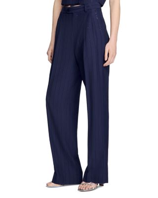 Striped Sequin Pants 