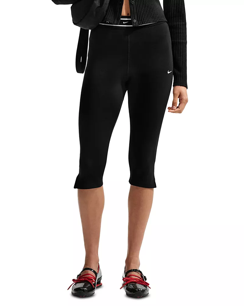 Nike Chill Jersey Tight High Rise Capri Leggings