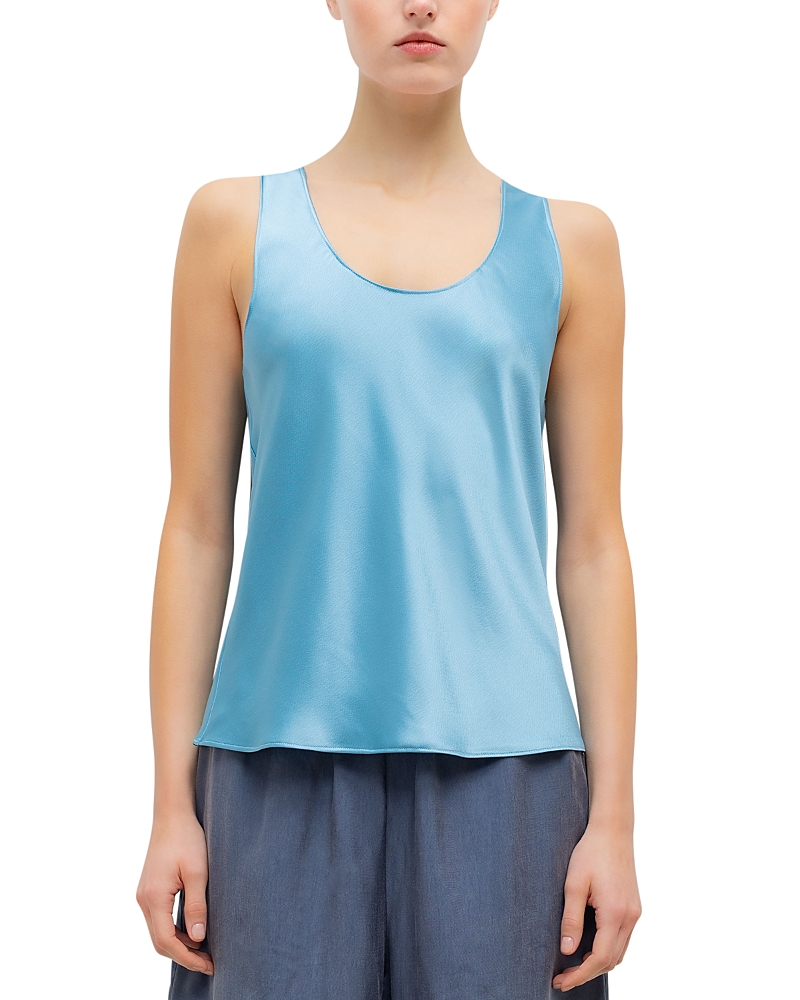 Leset Barb Bias Tank Top