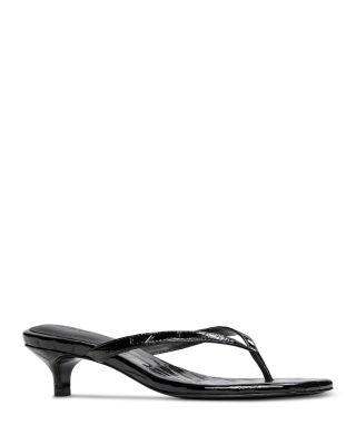 Women's Square Toe Thong Sandals