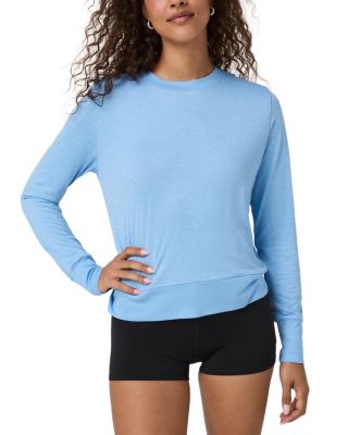Vuori Daydream Crewneck Top In Blue