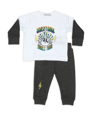 Boys' Rock and Roll Thermal Shirt & Pants Set - Baby