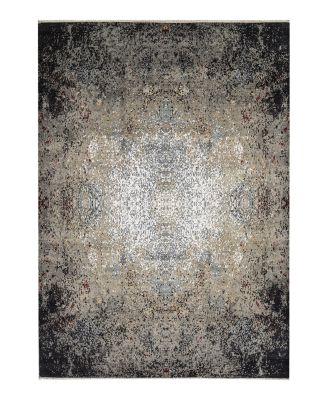 Bokara Rug Co Canvas Art W/ Viscose J-1128 Area Rug, 10' x 14'1"