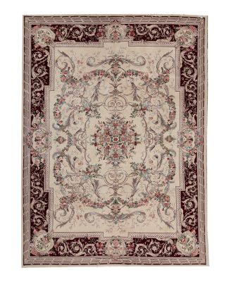 Bokara Rug Co Prince Quality 1910 Savonnerie Area Rug, 9'0" x 12'0"
