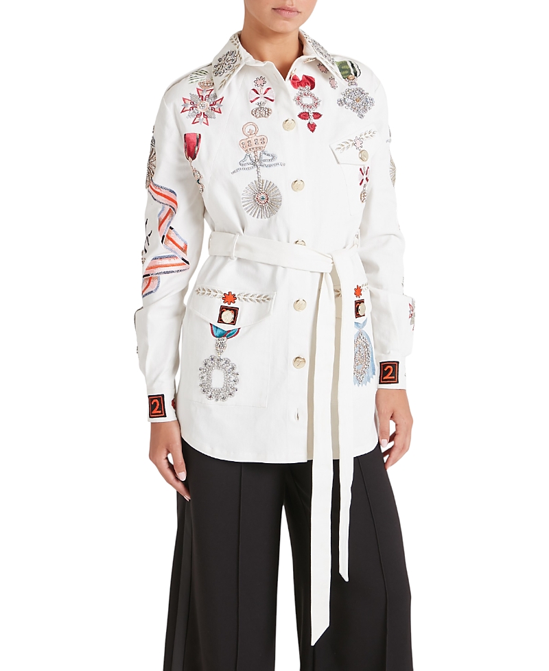 Temperley London Women's Diamantine Shirt Jacket