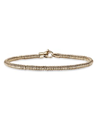14K Yellow Gold Heishi Bead Bracelet