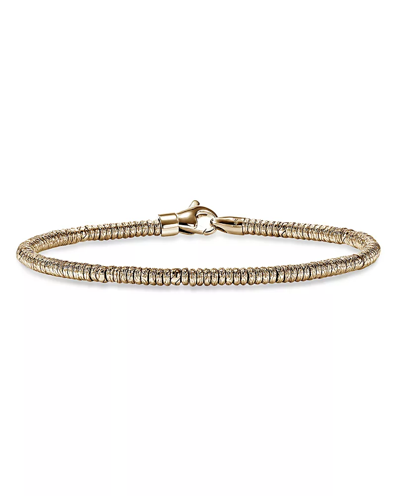 John Hardy 14K Yellow Gold Heishi Bead Bracelet