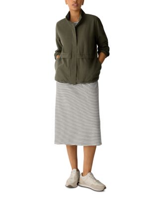 Mock Neck Zippered Jacket - thumbnail 2