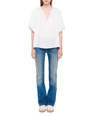 Zadig & Voltaire Teko Satin Blouse In White