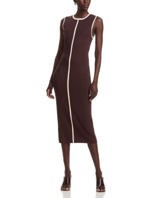 Round Neck Midi Dress