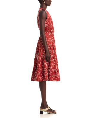 Sleeveless Tiered Midi Dress - thumbnail 5
