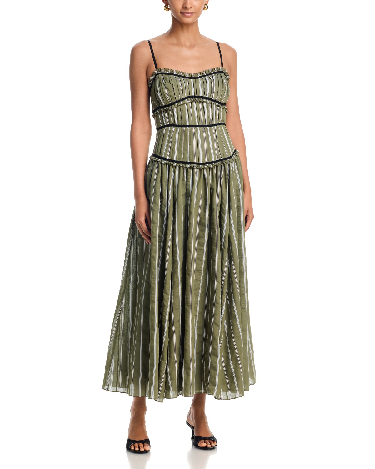 Celia Striped Maxi Dress