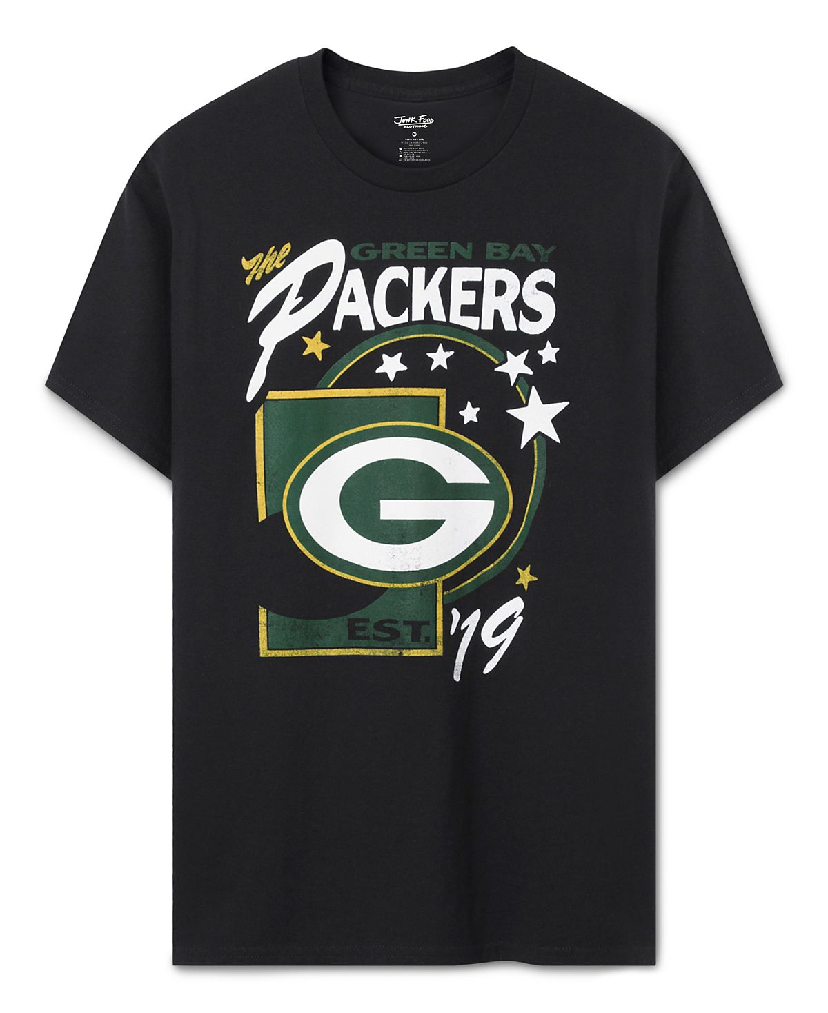 Junk Food Clothing Unisex Green Bay Packers Star Power Tee