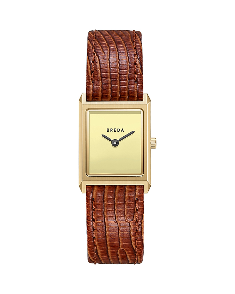 Breda Virgil Leather Strap Watch, 20mm x 16mm