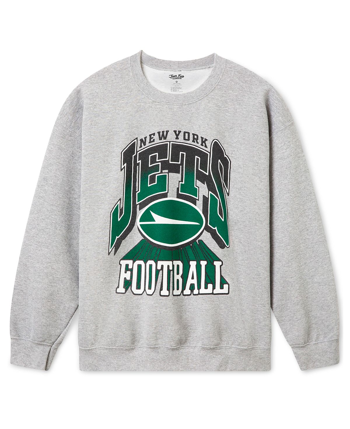 Junk Food Clothing Unisex New York Jets All Pro Crew Fleece