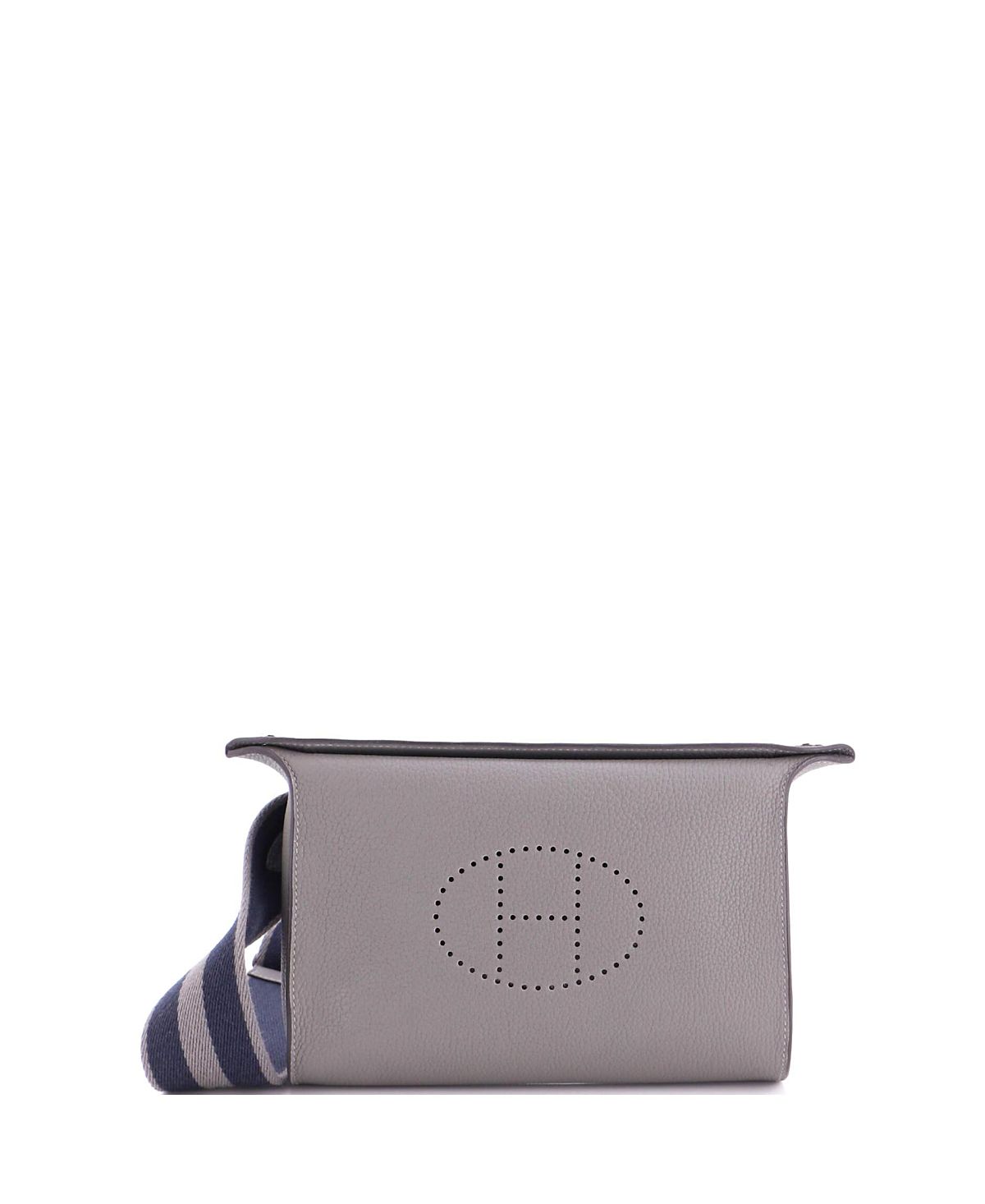 Pre-Owned HERMES Videpoches Bag with Multicolor Strap Togo