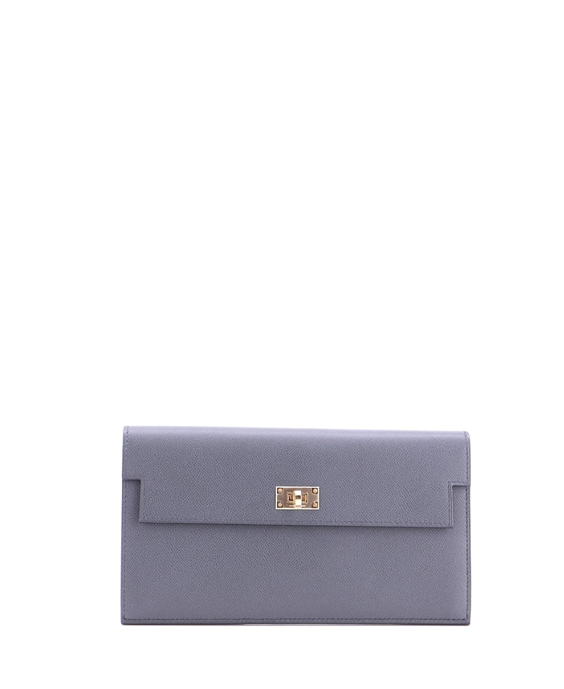Pre-Owned HERMES Long Kelly Pocket Wallet Madame