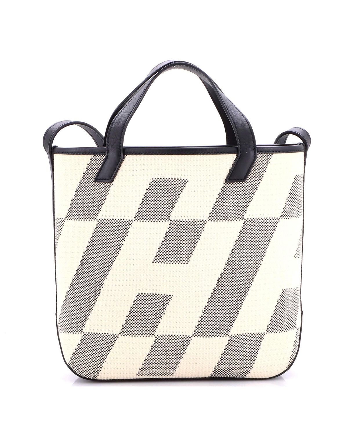 Pre-Owned HERMES 27 Cabas H en Biais Tote Canvas with Leather
