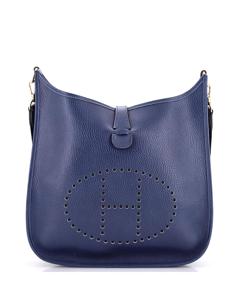 Pre-Owned HERMES Gm Evelyne Bag Gen I Ardennes