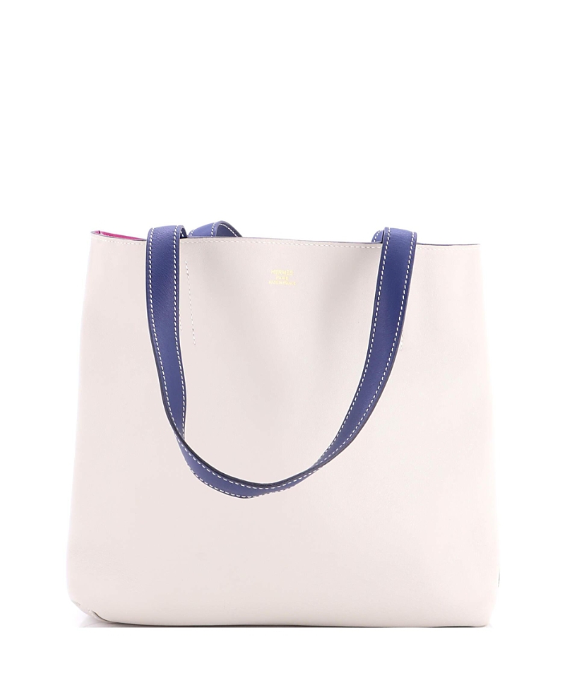 Pre-Owned HERMES 36 Double Sens Tote Swift
