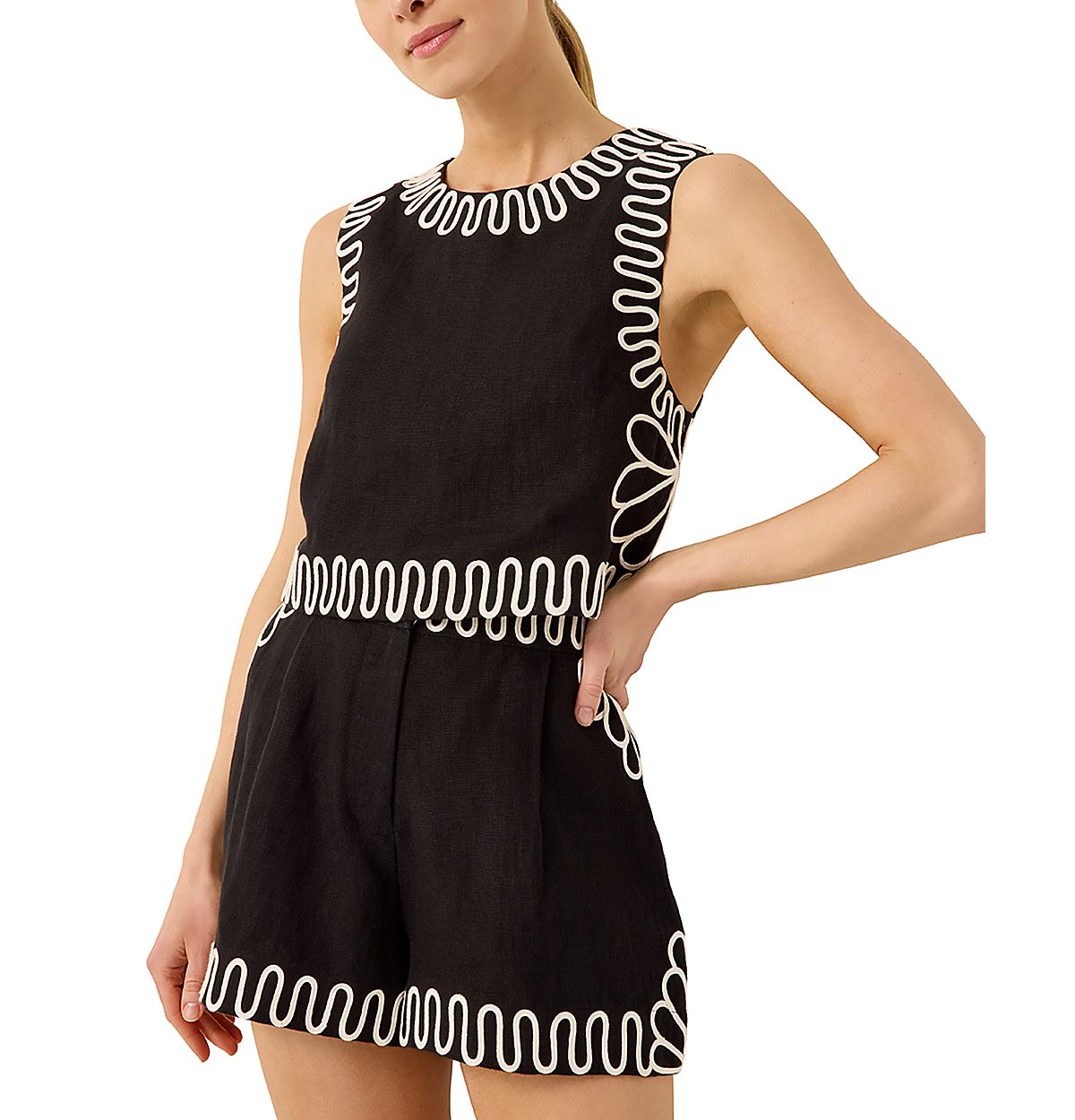 Marie Oliver Davis Cropped Top