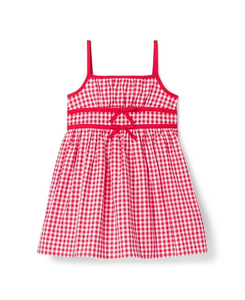 Janie and Jack Girls' Gingham Americana Dress - Baby, Little Kid, Big Kid