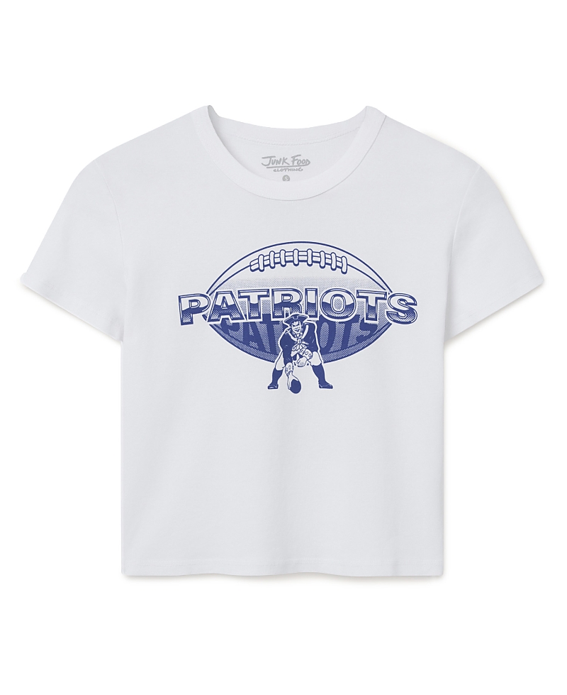 Junk Food Clothing Women's New England Patriots Repeat Baby Tee