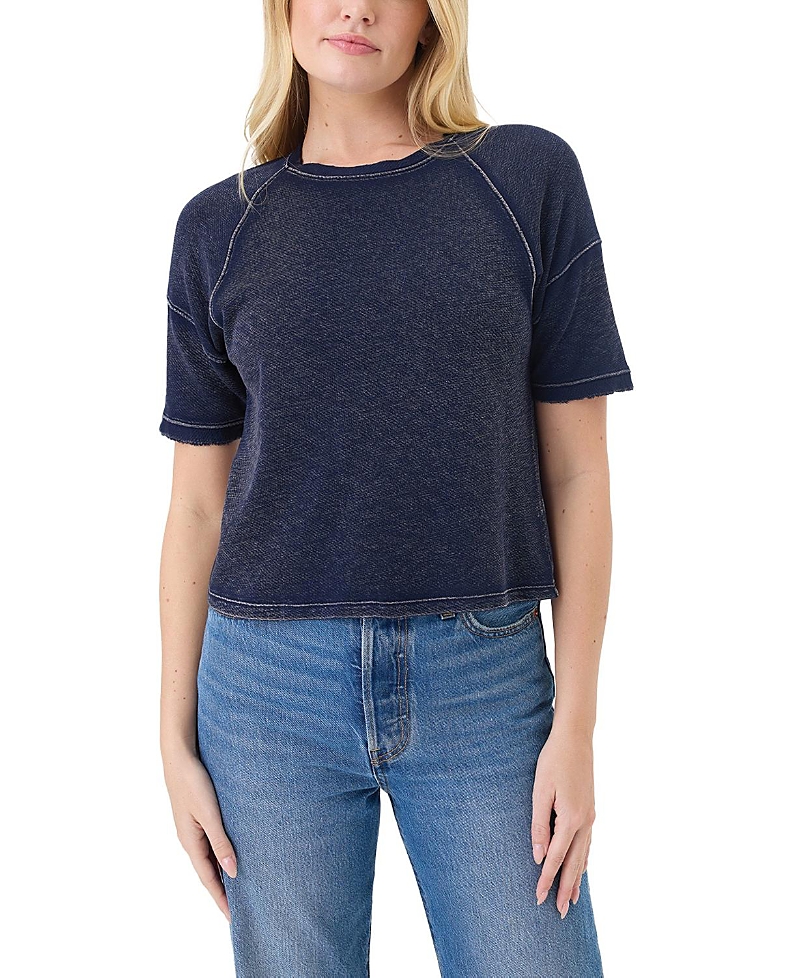 Goldie Lewinter Denim Wash Raglan Top