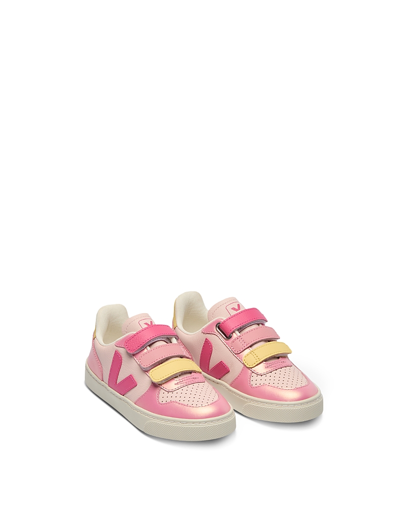 Veja Unisex Small V-10 Petale Mia Leather Low Top Sneakers Toddler, Little Kid