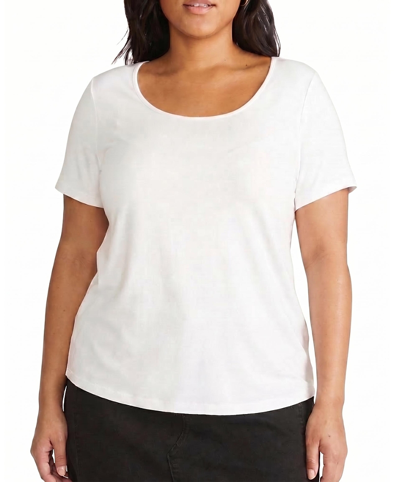 Universal Standard Women's Plus Scoop Neck Tee
