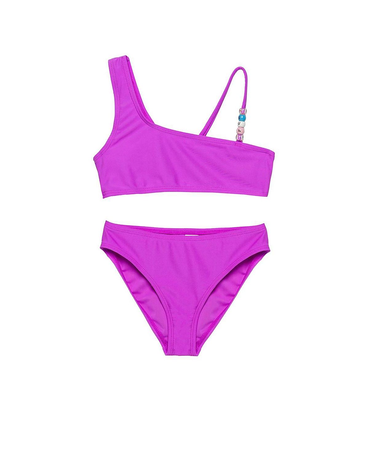Gottex Kids Girls' Sun Beading Asymmetrical Beaded Swim Set - Little Kid, Big Kid