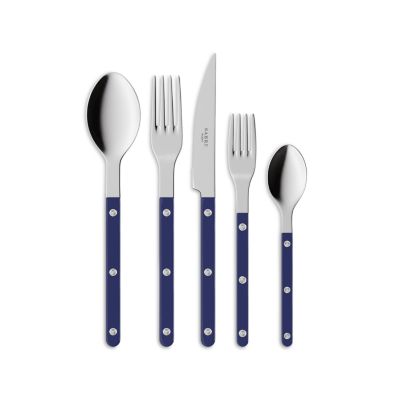 Bistrot 5 Piece Flatware Set - Navy Blue