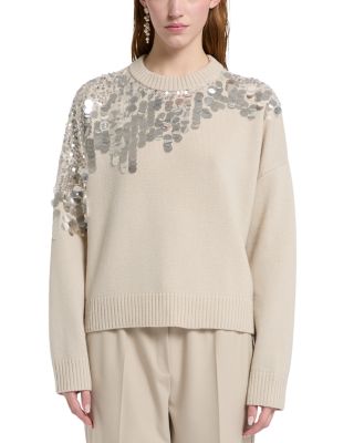 Mllcalcio Embellished Wool Sweater