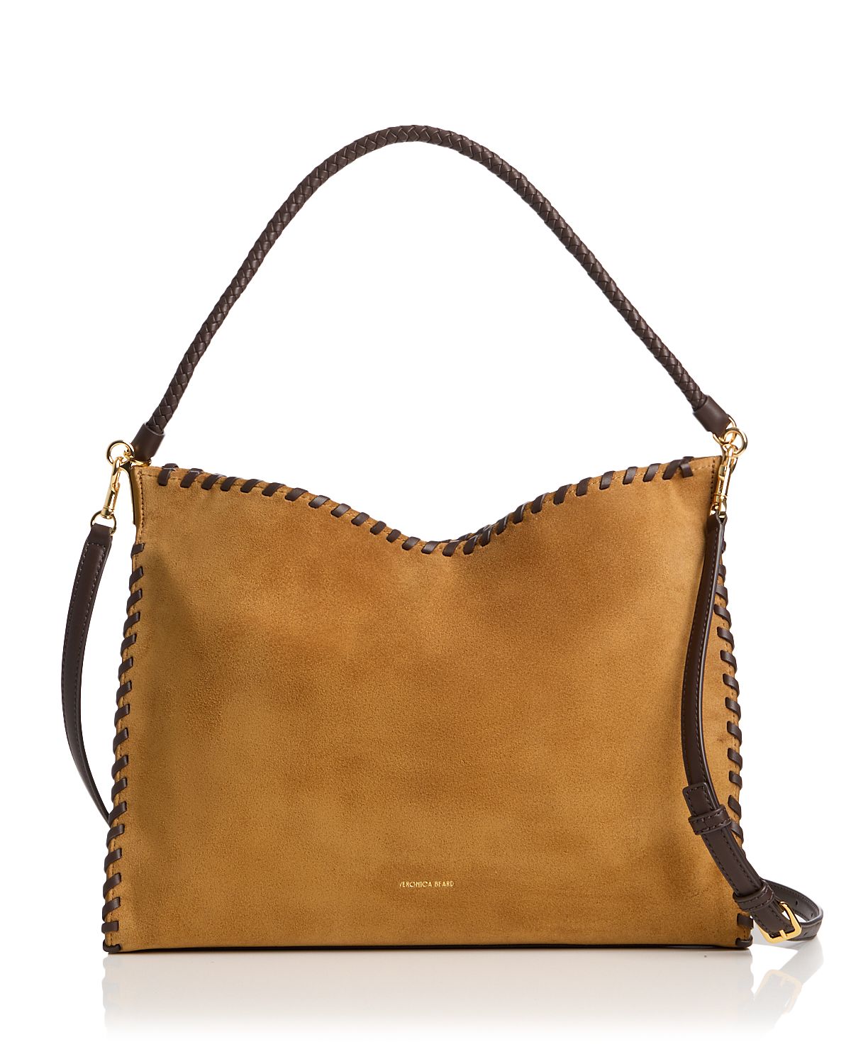 Veronica Beard Vida Suede Shoulder Bag