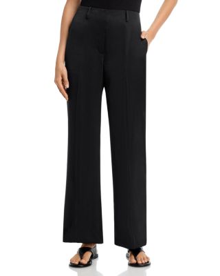 Mid Rise Satin Pants