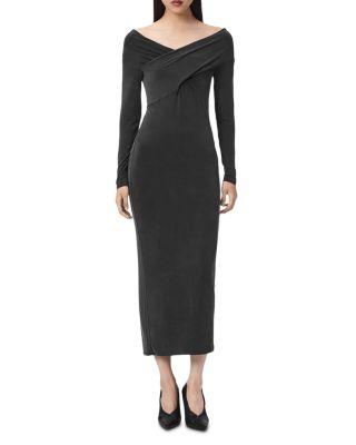 Delta Off-the-Shoulder Cupro Dress