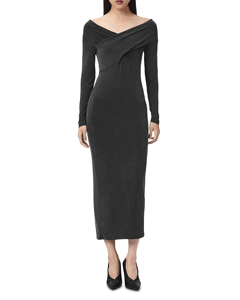 Allsaints Delta Cupro Dress