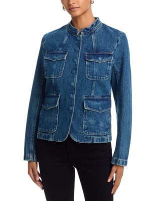 Mercer Denim Stand Collar Jacket