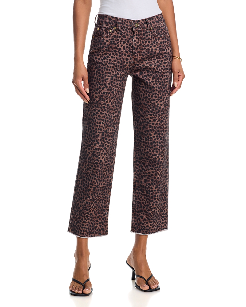Generation Love Cobel High Rise Jeans in Muted Leopard