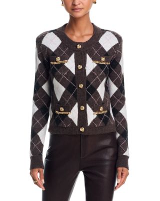 Donna Argyle Cardigan Sweater