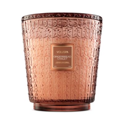 Gingerbread Chalet 5 Wick Hearth Candle, 123 Oz.